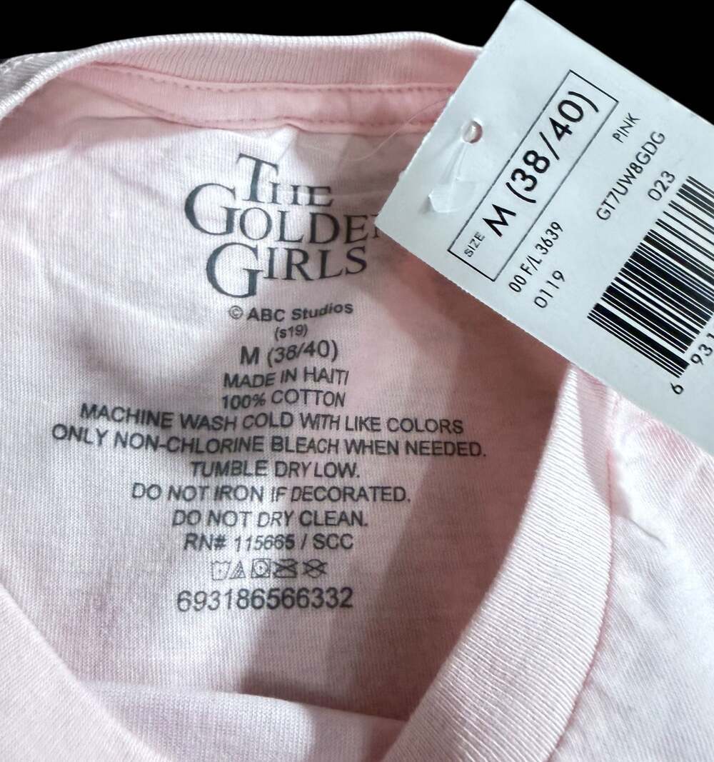 The Golden Girls Stay Golden Pink T-Shirt - Picture 4 of 6